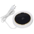 thumbnail image 1 of 2 Modes Heating Cup Mat, Auto Stop Even Heating Tea Coffee Milk Beverage Desktop Heating Mat Pad Waterproof Touch  Coffee Electric Cup Warmer Warm Electric Pad for Home Office, 1 of 7