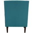 thumbnail image 5 of Fox Hill Trading Emma Lounge Chair, Teal Blue, 5 of 6