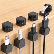 JOYROOM 5-in-1 Magnetic Cable Clips With Sliding Track – Under-Desk Cord Organizer For Computers, Phones & Office Desks