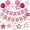 Pink, variant on Welcome Home Decorations Welcome Home Banner with Glitter Stars Hanging Swirl Streamers, Honeycomb Balls, Circle Dots Garland, for Homecoming Party Decor Supplies(Blue)