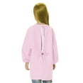 thumbnail image 2 of (Price/each)Opromo Cotton Canvas Long-Sleeve Artist Smock, Kids Smock with Front Pocket-light pink-S, 2 of 5