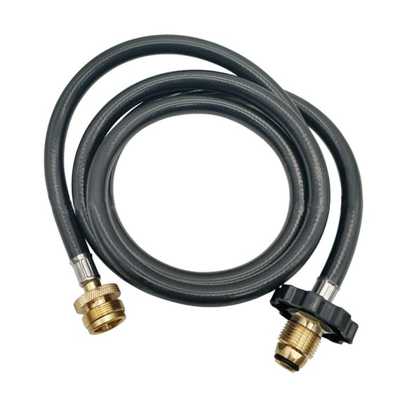 Conector de tanque de gas, adaptador de propano con manguera, convertidor de 1 a 20 s, piezas de cocina, manguera de estufa de propano para