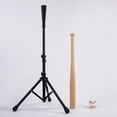 thumbnail image 2 of Tee de bateo de béisbol y softbol de 25 a 39,5 pulgadas para golpear Entrenamiento de práctica de altura ajustable Soporte de bola de tee de viaje, 2 of 5
