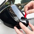 thumbnail image 4 of 2Pcs Carbon Fiber Style Rear View Side Mirror Cover Rearview Caps For Honda Civic 11th 2022 ABS black, 4 of 6