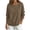 Khaki, variant on Womens Sweatshirt, Button Crewneck Sweatshirt, Long Sleeve Pullover Tops, Casual Loose Fit Fall Clothes, Sizes S-XXL