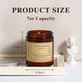 thumbnail image 3 of Inadays Scented Candles for Home Paradise Gardenia Scented Aromatherapy Candles Soy Wax Candle Gift for Christmas Women Men Amber Jar Candle, 7oz, 3 of 9