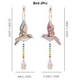 thumbnail image 2 of 2pcs DIY Artificial Diamond Painting Catcher Wind Chime, Special-shaped Artificial Diamond Painting Pendant, Animal Butterfly Love Artificial Diamond Painting Ornament, Keychain, Double-sided Pendant, 2 of 4