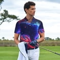 thumbnail image 4 of Salouo Cosmic Cat Psychedelic Journey for Men's Short Sleeve Polo Shirts,Polo Shirts for Men Performance Short Sleeve Golf Shirt Athletic Casual Collared T-Shirt-X-Large, 4 of 8