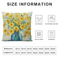 thumbnail image 5 of Shiartex  Home Sweet Home Yellow Flowers Throw Pillow Covers,  Spring Summer Seasonal Decorations for Home, 5 of 5