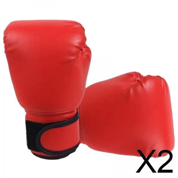 Guantes deportivos de boxeo,Guantes deportivos de boxeo para adultos y niños Kickboxing,Guantes y mitones de PU para saco de boxeo,Guantes de boxeo para combate pesado de muay thai,Accesorios