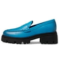 thumbnail image 4 of Free People Womens Lyra Lug Sole Loafer Baywatch Blue EU 37.5 US Women's 7.5 M, 4 of 6