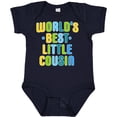 thumbnail image 3 of Inktastic Worlds Best Little Cousin Boys Baby Bodysuit, 3 of 5
