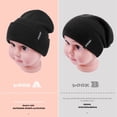 thumbnail image 2 of FURTALK Toddler Beanie for Boys Girls Black Baby Kids Beanies Knit Winter Hats for 0-3 Years Child, 2 of 7