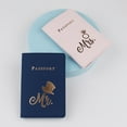 thumbnail image 6 of ZPAQI PU Leather Passport cover for Women Men Bride Travel Wedding Gift Lover Couple, 6 of 16
