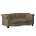thumbnail image 3 of 39" Dog Sofa Beds for Medium and Large Sized Dogs Up to 70 lbs Dog with Soft Foam Cushion and Removable Washable Cover, Modern Elevated Pet Couch Bed Furniture for Living Room or Bedroom, 3 of 11