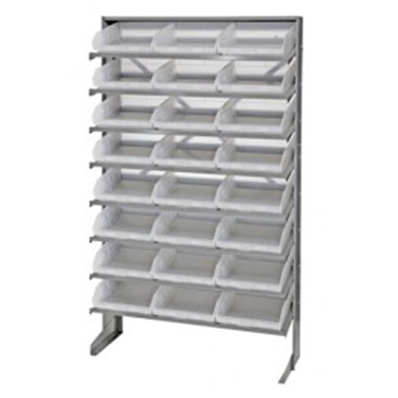 Quantum Storage QPRS-109CL Single Sided Pick Rack with 24 Storage Bins