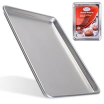Alpine Cuisine Half Sheet Aluminum Baking Tray 18-inch - Rimmed Baking Cookie Sheet Tray