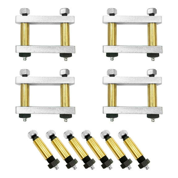 Heavy Duty Shackle Upgrade Kit Trailer Shackle Kit 3.125" Shackles Tandem Axle Replaces UO12-021