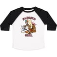thumbnail image 3 of Inktastic Farmer Girl with Happy Farm Animals Boys or Girls Toddler T-Shirt, 3 of 5