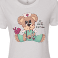 thumbnail image 4 of Inktastic Cna an Angel in Scrubs Teddy Bear Women's T-Shirt, 4 of 5