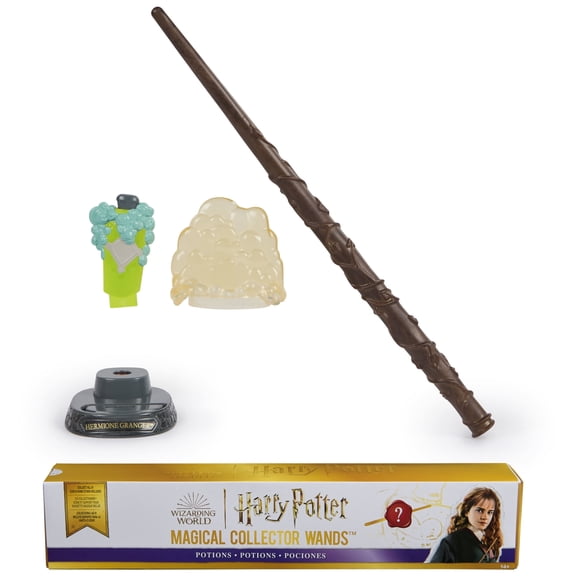 Open Box Spin Master Games Wizarding World Harry Potter, Magical Collector Mystery Wand with Display Stand & Icon