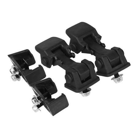 Hood Latches Set of 2 - Replaces# 55176636AD, 68038118AA, 42422 - Fits 1997, 1998, 1999, 2000, 2001, 2002, 2003, 2004, 2005, 2006 Jeep Wrangler TJ - Hold-Down Hook Latch Pair - Year Models