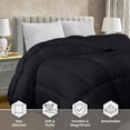 thumbnail image 5 of Utopia Bedding Queen Comforter Duvet Insert, Quilted Black Comforter with Corner Tabs, Box Stitched Down Alternative Comforters Queen Size 88 x88 inches, 5 of 7