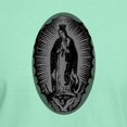 thumbnail image 3 of CafePress - Virgin Of Guadalupe Gray Dark T Shirt - Men's Classic Graphic Cotton T-Shirt, 3 of 4