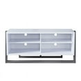 thumbnail image 6 of Furniture of America Kente Wood 4-Piece Entertainment Center in Distressed Gray, 6 of 16