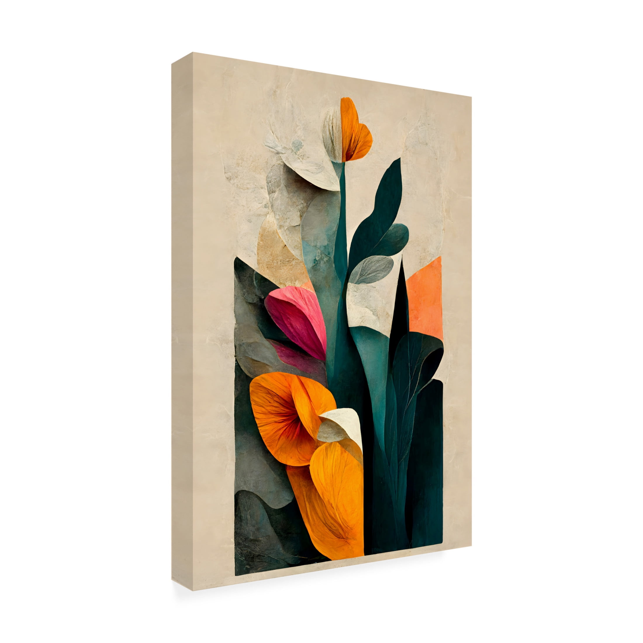 Canvas Wall Art - Treechild 'In The Garden' Wall Art for Living Room, Bedroom, or Office D?cor by Trademark Fine Art - 22 x 32 Inches