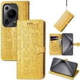 thumbnail image 1 of Funda Cartera FOXDOCK para Huawei Pura 70 Ultra , Flip PU con Relieve de Gatos y Perros, Tarjetero y Soporte, 1 of 6