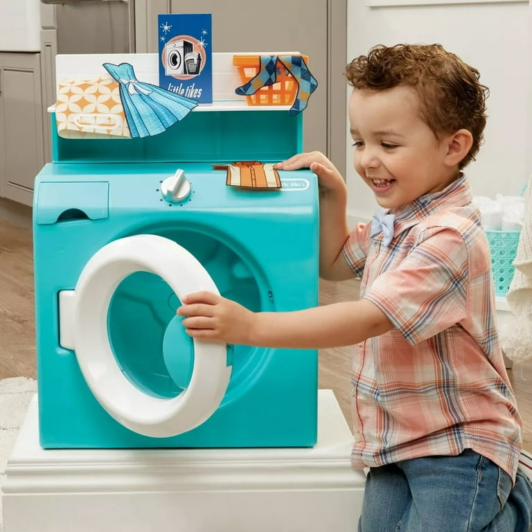 Free Shipping Little Tikes Retro Ao50s Inspired Washer Dryer Realistic Pretend Play Laundry Washing Machine Appliance Walmart