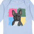 thumbnail image 4 of Inktastic Blue French Bull Dog Boys or Girls Long Sleeve Baby Bodysuit, 4 of 5