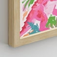 thumbnail image 5 of PixonSign Framed Wall Art Playful Dinosaur and Abstract Nature Landscape Illustrations Posters, Set of 4 Pink Boho Pastel Fine Art Multicolor Canvas Prints for Home Decor - 8"x10" Natural, 5 of 5