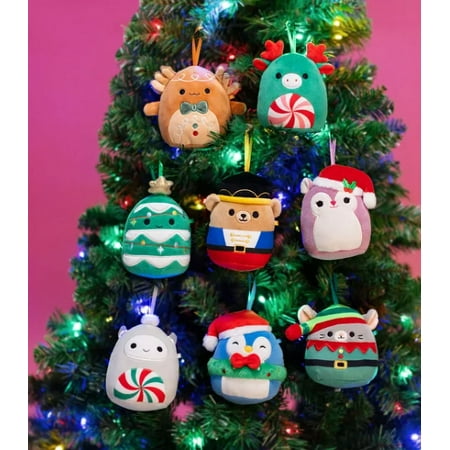 Squishmallows 4-inch Ornament Plush 8-pack Assorted (Holiday)