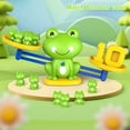 thumbnail image 3 of Homeschool Kindergarten Frog Scale Cards Balance Board Game, Cool Math Game, Preschoolers Frog Balance Counting Toys for Boys & Girls Educational Number Toy Fun Childrens Gift Learning Age 3, 3 of 7