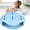 Blue, variant on Clearance Under $2, 1 Pack Silicone Shower Steamer Holder, Suction Cup Aromatherapy Tray, Wall Mounted Soap Dish and Diffuser for Bathroom, 8.9x8.9cm(Pink)