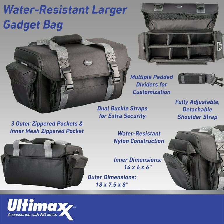 Ultimaxx Water-Resistant Gadget Bag for Electronics Ultimaxx Water-Resistant Gadget Bag for Electronics