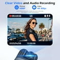 thumbnail image 4 of RONY 128GB 4K Body Camera with Audio and Video Recording Night Vision 180° Rotating Lens Wearable Pocket Camera with Back Clip for Outdoor Sport Bike Travel Patrol, WiFi Support, 4 of 12