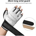 thumbnail image 4 of Punch Bag Boxing Martial Arts Mma Sparring Grappling Muay Thai Taekwondo Training Pu Leather Wrist Wraps Gloves -t, 4 of 5