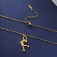 thumbnail image 4 of Inspirational Gymnast Pendant Necklace Ballet Ballerina Sports Dance Solo USA Gymnastics Choker Team Jewelry Woman Coach Daughter, 4 of 13
