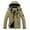Khaki, variant on Jakets for Men Man's Warm Waterproof Windbreaker Hooded Raincoat Snowboarding Jackets
