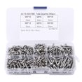 thumbnail image 1 of Tornillos de acero inoxidable 300pcs M3 Nuts & Bolts Botón tornillos de cabeza hexagonal socket frutos secos Surtido Kit W / caja de clavos y grapas, 1 of 6