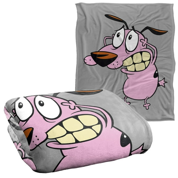Courage The Cowardly Dog Blanket, 50'x60', Season 1 Cover Silky Touch Super Soft Throw Blanket