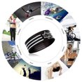 thumbnail image 4 of Diadema deportiva para ejercicio, bandas elásticas absorbentes para el sudor, bandas para el cabello deportivas para correr y Yoga, envoltura para el cabello, 4 of 8