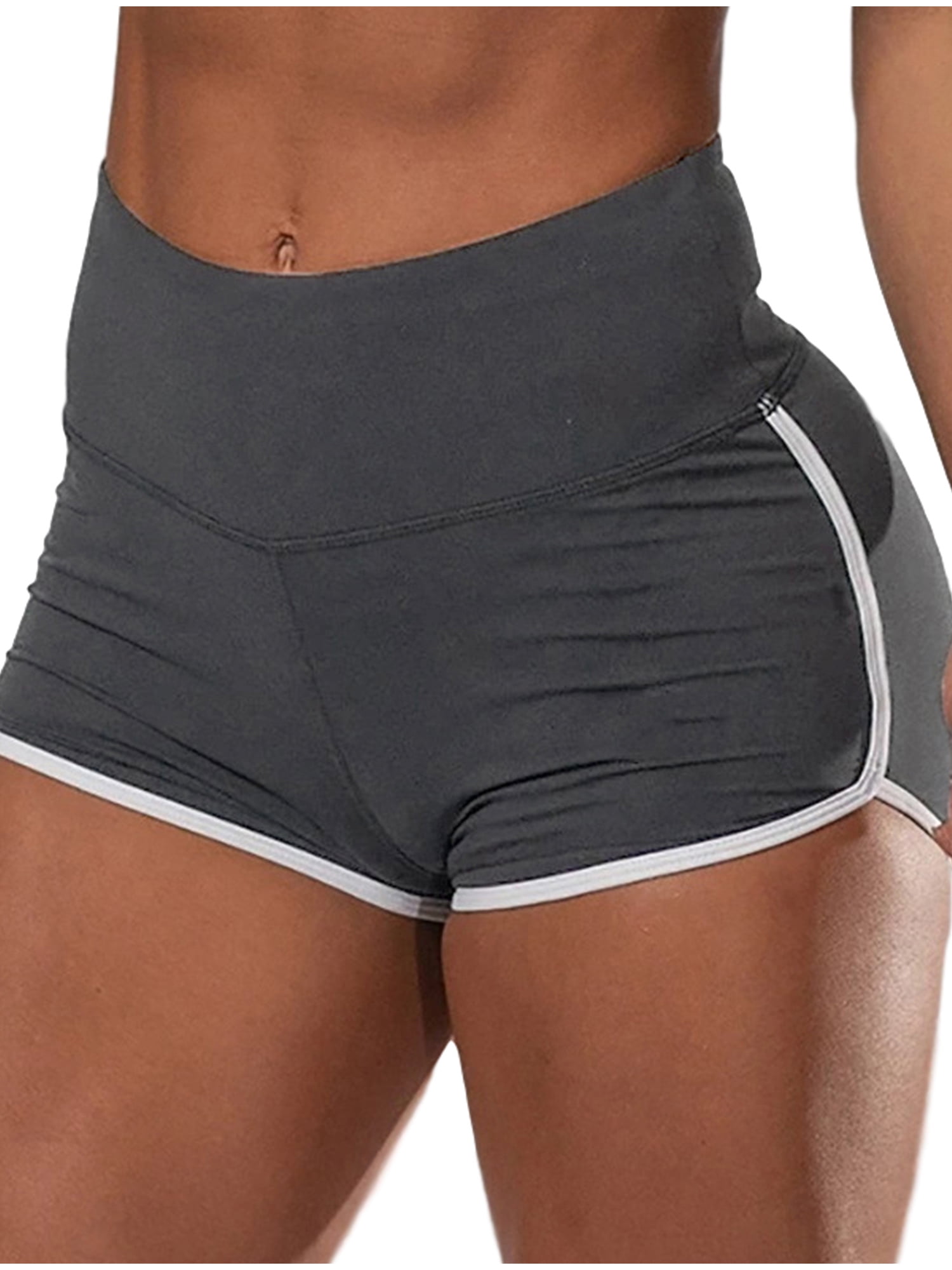 Selfieee Selfieee Women S High Waist Yoga Shorts Tummy Control