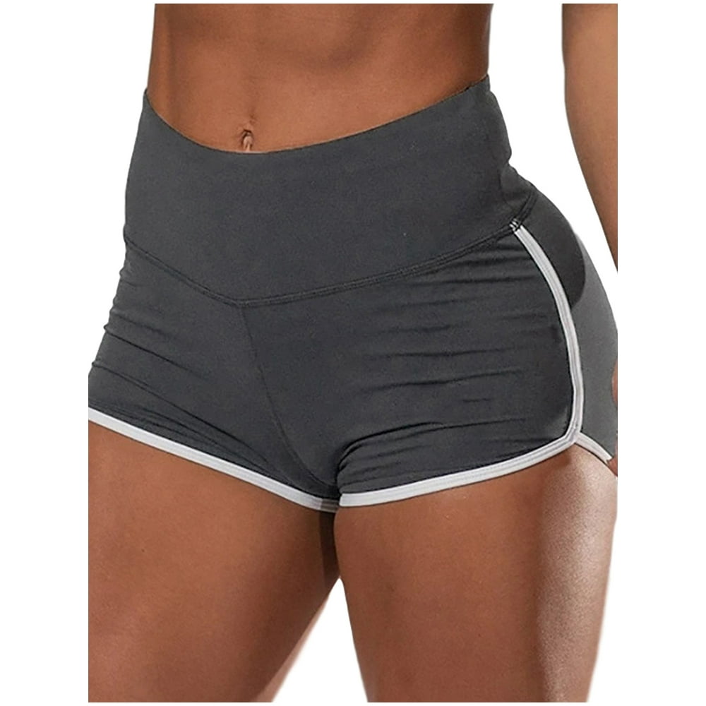 Selfieee Selfieee Women's High Waist Yoga Shorts Tummy Control