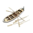 thumbnail image 2 of Modelo de Bote Salvavidas Pequeño Accesorio de Barco Rompecabezas de Madera Kit de Construcción Miniatura Proyecto Manual Adecuado para Regalo Infantil Paisajismo 5.15cmx1.5cm, 2 of 9