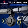 thumbnail image 3 of Bike Bell Usb Rechargeable Speaker 4 Modes Independent Switch Mini Electric Horn Accessories for Bicycle Scooter Mtb, 3 of 8
