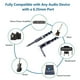 thumbnail image 5 of Cable de Instrumento de 3 metros, Cable de la Guitarra, Guitar Cable Audio para Amplificador de Pote, 5 of 7